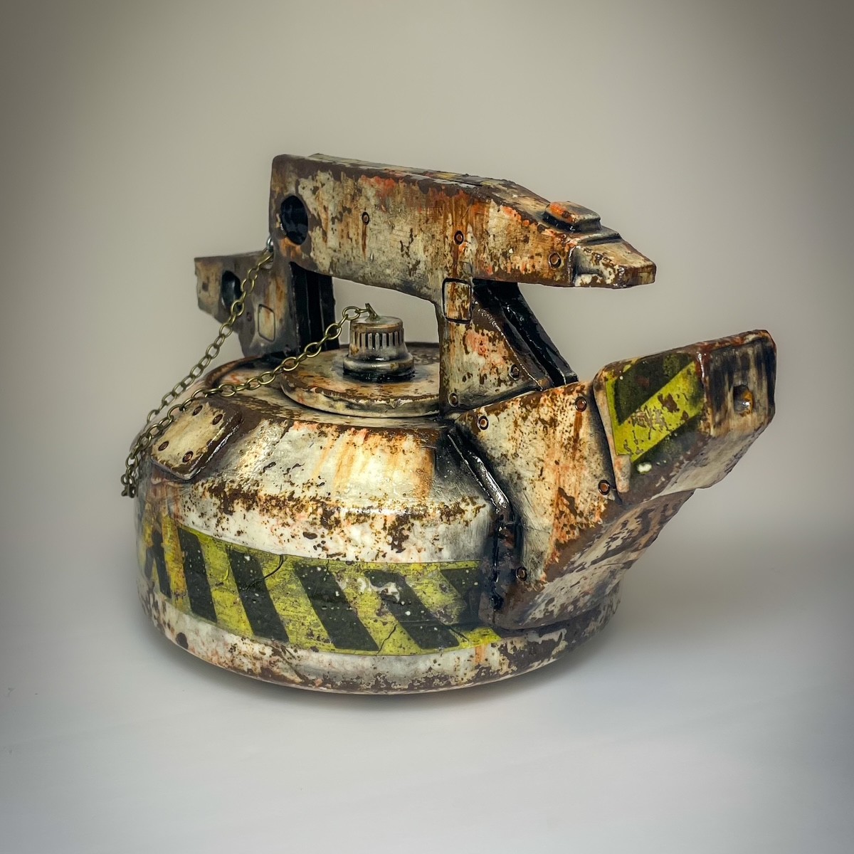 Detail view of Industrial Sci-Fi Teapot