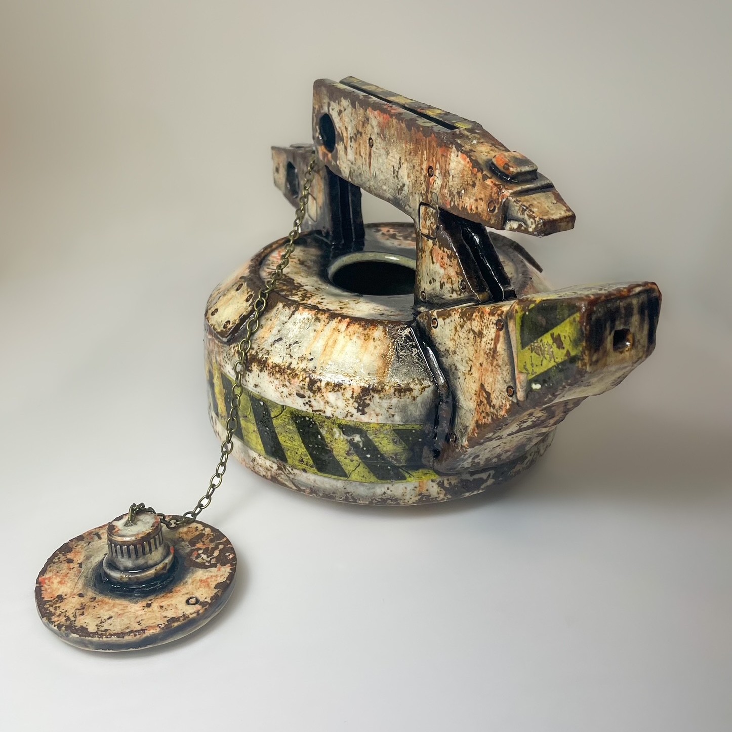 Alternative angle of Industrial Sci-Fi Teapot
