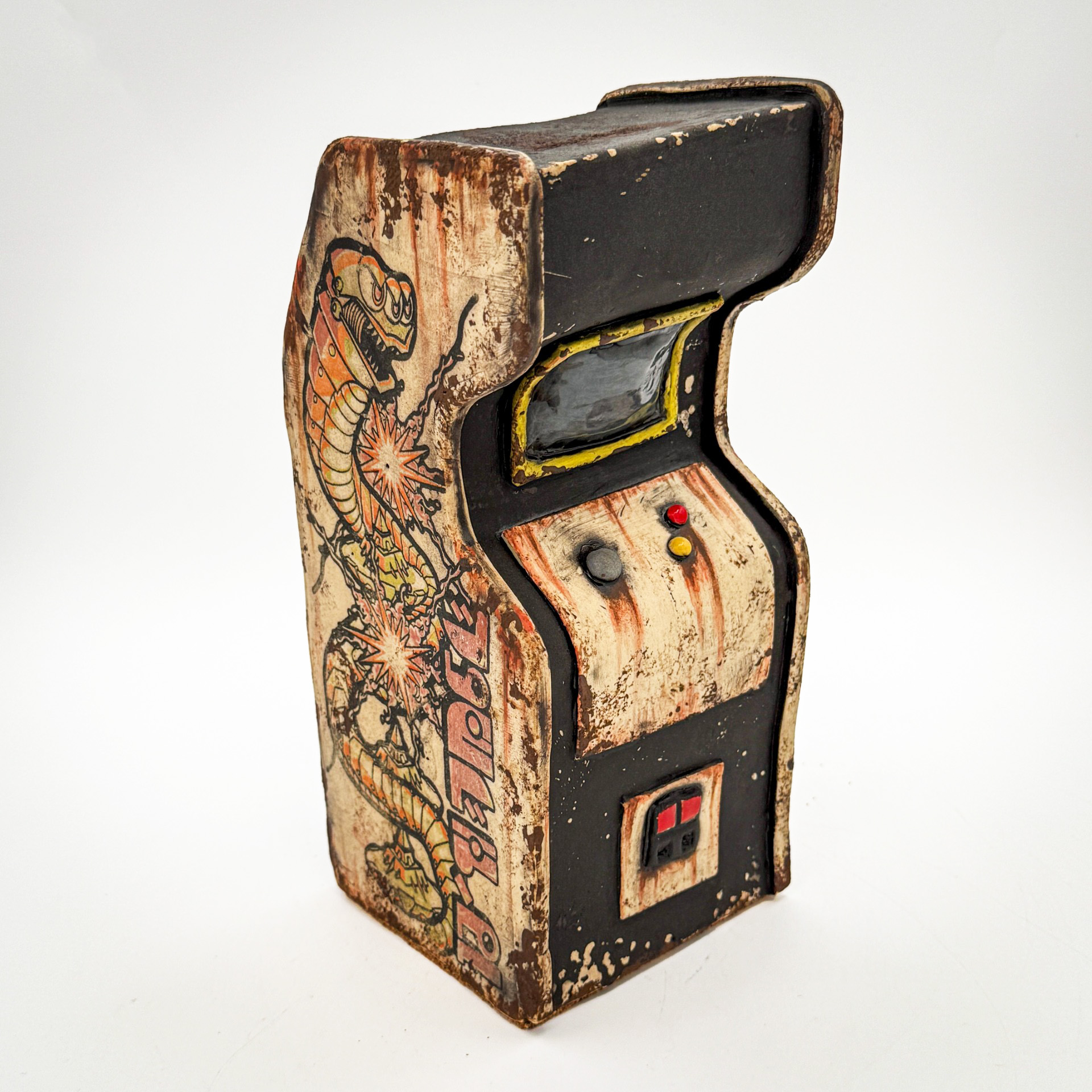 Tribute Arcade - A ceramic sculpture celebrating gaming culture