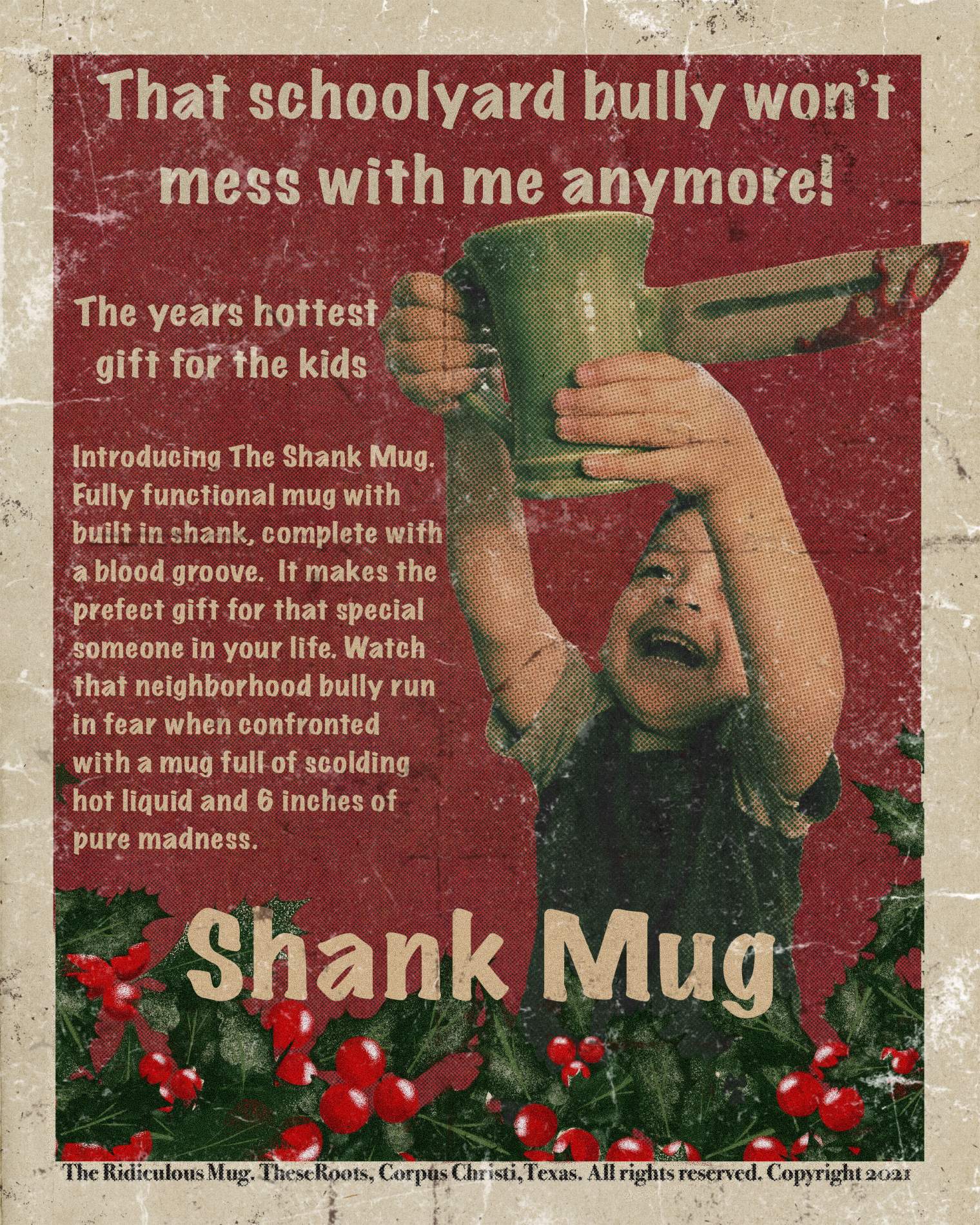The Ridiculous Mug (Shank Mug) - Digital art part of the Ridiculous Mug collection